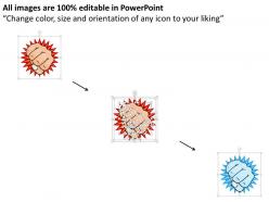 61029054 style concepts 1 threat 5 piece powerpoint presentation diagram infographic slide
