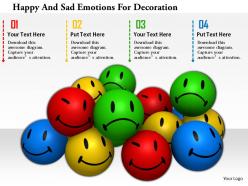 1114 Happy And Sad Emotions For Decoration Image Graphics For Powerpoint