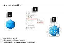 34739092 style cluster hexagonal 5 piece powerpoint presentation diagram infographic slide