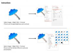1114 key for cloud technology and safety image graphics for powerpoint