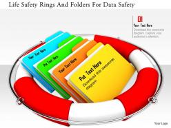 1114 life safety rings and folders for data safety image graphics for powerpoint