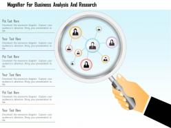 1114 magnifier for business analysis and research presentation template