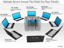 1114 multiple servers around the globe for data transfer image graphics for powerpoint
