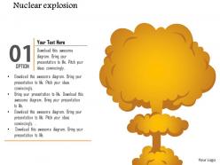1114 nuclear explosion cloud diagram mushroom cloud ppt slide