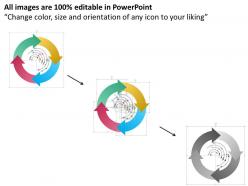 58220755 style circular loop 4 piece powerpoint presentation diagram infographic slide