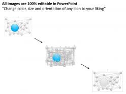 50009797 style cluster surround 1 piece powerpoint presentation diagram infographic slide