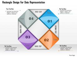 1114 rectangle design for data representation powerpoint template