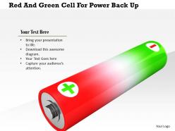 1114 red and green cell for power back up image graphic for powerpoint