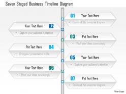 1114 seven staged business timeline diagram powerpoint template
