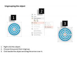 1114 seven staged concentric diagram for global agenda powerpoint template