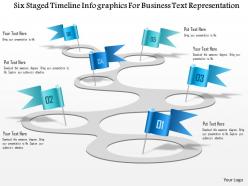 1114 six staged timeline infographics for business text representation powerpoint template