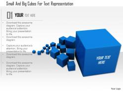 1114 small and big cubes for text representation image graphic for powerpoint