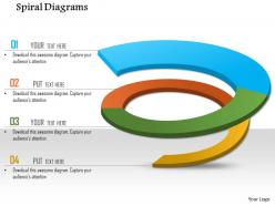 1114 Spiral Diagrams For Powerpoint Powerpoint Presentation