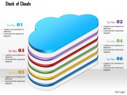 31261550 style technology 1 cloud 1 piece powerpoint presentation diagram infographic slide