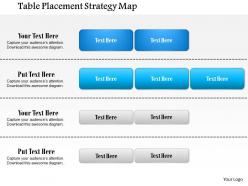 1114 table placement strategy map powerpoint presentation