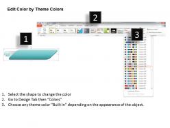 1114 three colorful tags for linear process for business powerpoint template