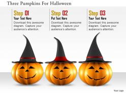 1114 three pumpkins for holloween image graphics for powerpoint