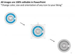 9757647 style cluster concentric 3 piece powerpoint presentation diagram infographic slide