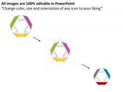 60611155 style circular spokes 3 piece powerpoint presentation diagram infographic slide