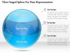 1114 three staged sphere for data representation powerpoint template