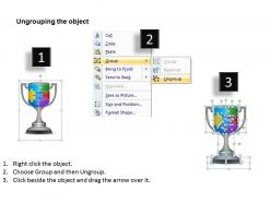 1114 trophy for success and victory concept powerpoint template