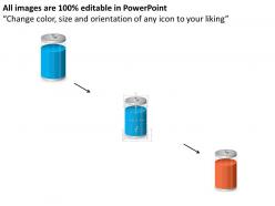 1114 two batteries for power back up powerpoint template