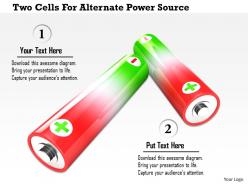 1114 two cells for alternate power source image graphic for powerpoint