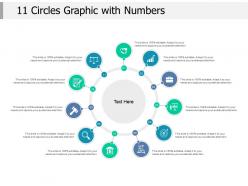 11 circles graphic with numbers