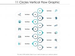 11 circles vertical flow graphic
