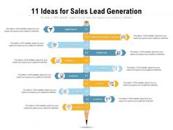 11 Ideas For Sales Lead Generation