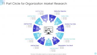 11 Part Circle For Organization Market Research