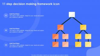 11 Step Decision Making Framework Icon