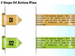1213 business ppt diagram 2 steps of action plan powerpoint template