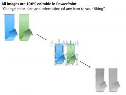 8165465 style layered horizontal 2 piece powerpoint presentation diagram infographic slide
