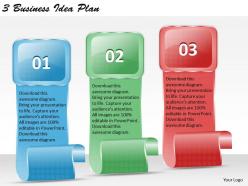 1213 business ppt diagram 3 business idea plan powerpoint template