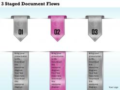 1213 business ppt diagram 3 staged document flows powerpoint template