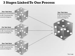 1213 business ppt diagram 3 stages linked to one process powerpoint template