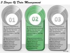 1213 business ppt diagram 3 stages of data management powerpoint template
