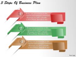 1213 Business Ppt diagram 3 Steps Of Business Plan Powerpoint Template