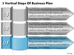 1213 business ppt diagram 3 vertical steps of business plan powerpoint template