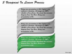 1213 business ppt diagram 3 viewpoints in linear process powerpoint template