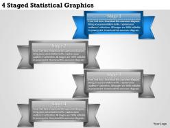 1213 business ppt diagram 4 staged statistical graphics powerpoint template