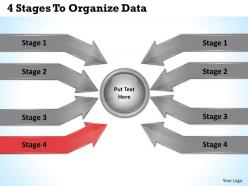 1213 business ppt diagram 4 stages to organize data powerpoint template