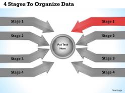 1213 business ppt diagram 4 stages to organize data powerpoint template