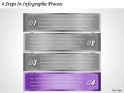 1213 business ppt diagram 4 steps in infographic process powerpoint template