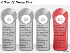 1213 business ppt diagram 4 steps of sorting data powerpoint template