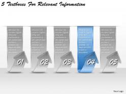 41249520 style layered horizontal 5 piece powerpoint presentation diagram infographic slide