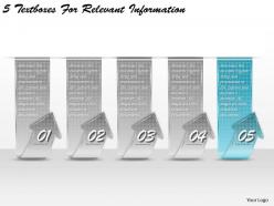 41249520 style layered horizontal 5 piece powerpoint presentation diagram infographic slide