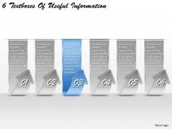 44991542 style layered horizontal 6 piece powerpoint presentation diagram infographic slide