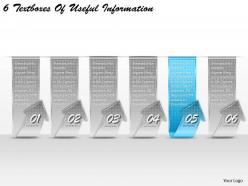 44991542 style layered horizontal 6 piece powerpoint presentation diagram infographic slide